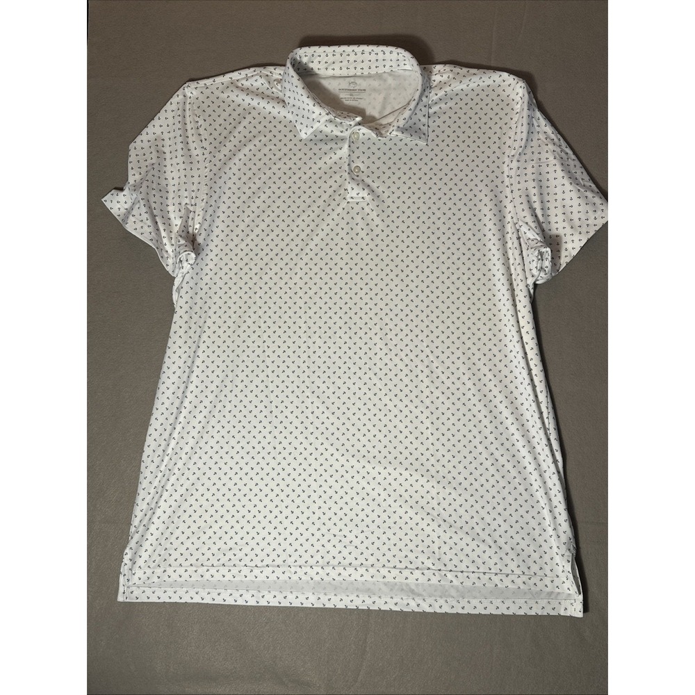Southern Tides Men's XL Polo Anchor Print Summer Shirt